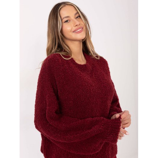 Sweter-CH-SW-72610.62-bordowy 1