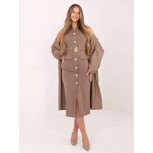 Sukienka-IT-SK-21891.61-ciemny bezowy 4
