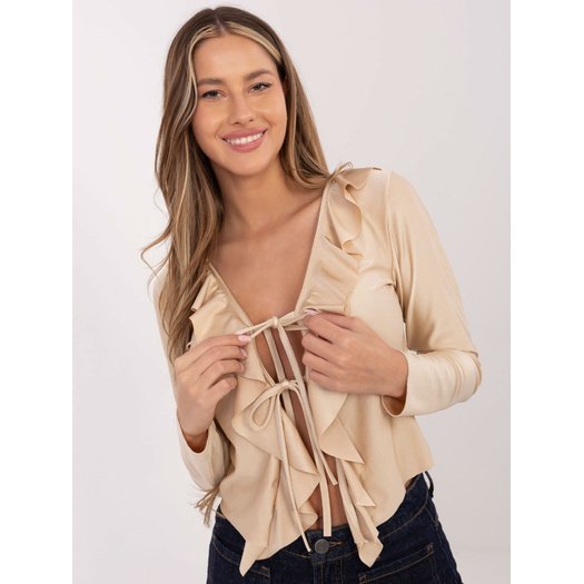 Bluzka-IT-BZ-21837.00-beżowy 2