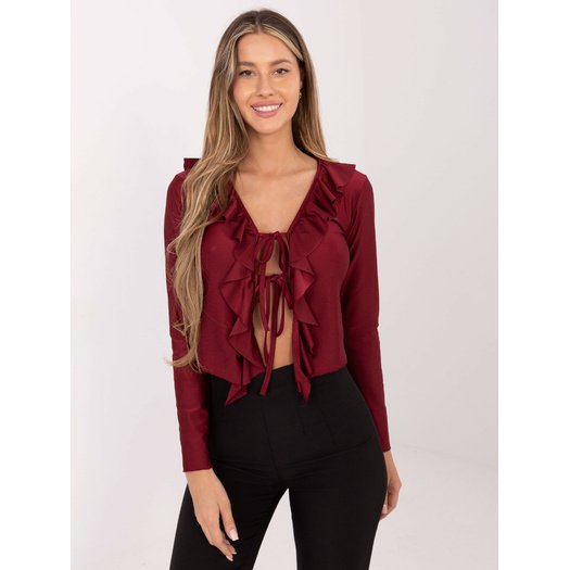 Bluzka-IT-BZ-21837.00-bordowy 2