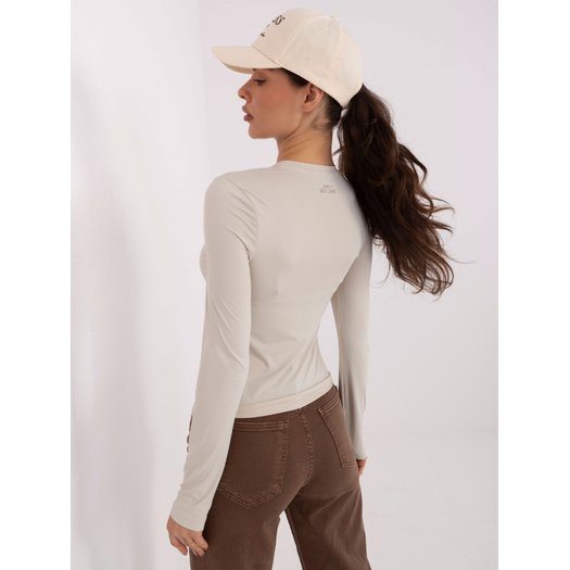 Bluzka-D12099M02788A-jasny beżowy 4