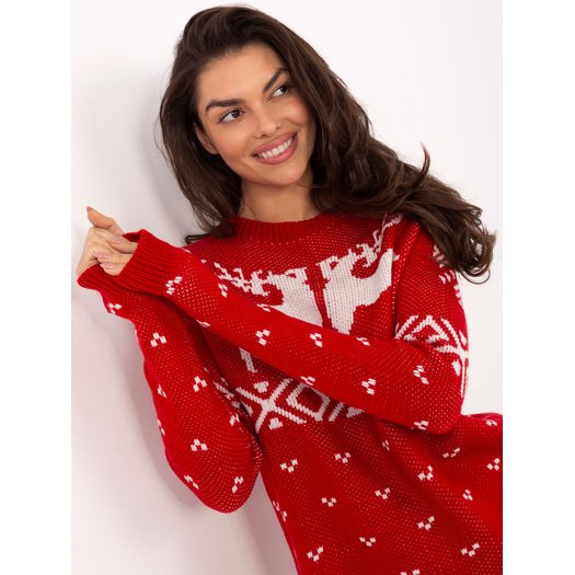 Sweter-MI-SW-19128.34-czerwony 3