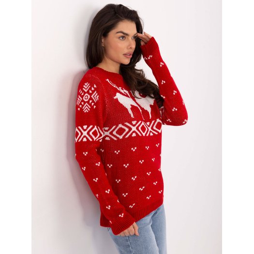 Sweter-MI-SW-19128.34-czerwony 1