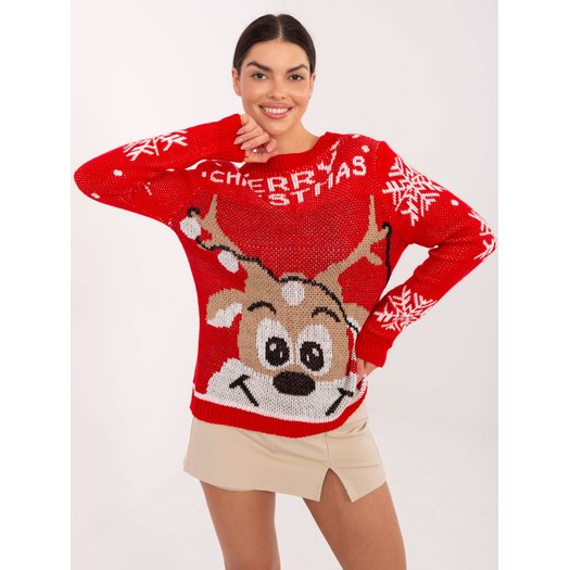 Sweter-MI-SW-19133.90-czerwony 1