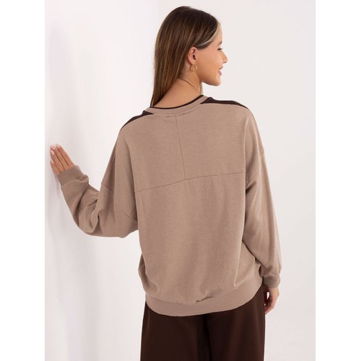 Bluza-RV-BL-A940.60-ciemny bezowy