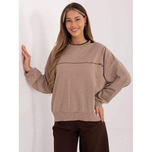 Bluza-RV-BL-A940.60-ciemny bezowy 1