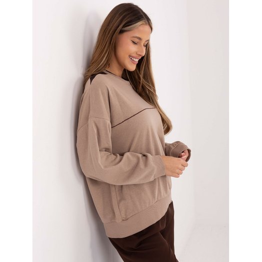 Bluza-RV-BL-A940.60-ciemny bezowy 3