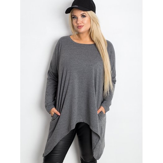 Bluzka-RV-BZ-5031.06X-ciemny szary