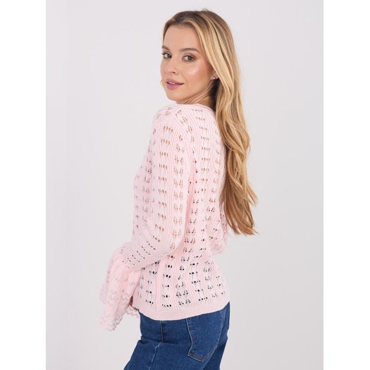 Sweter-PM-SW-SF118.86-jasny r&oacute;żowy