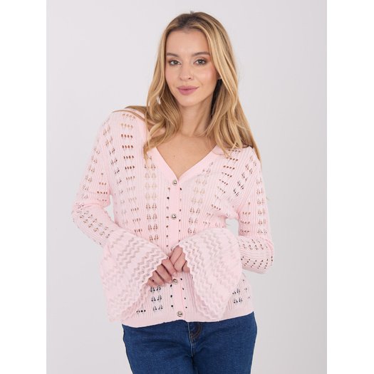 Sweter-PM-SW-SF118.86-jasny r&oacute;żowy 3