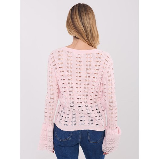 Sweter-PM-SW-SF118.86-jasny r&oacute;żowy 4