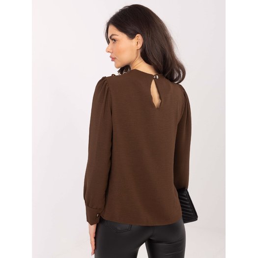Bluzka-MI-BZ-278519-1.40-brązowy 1