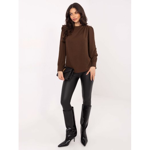 Bluzka-MI-BZ-278519-1.40-brązowy 2
