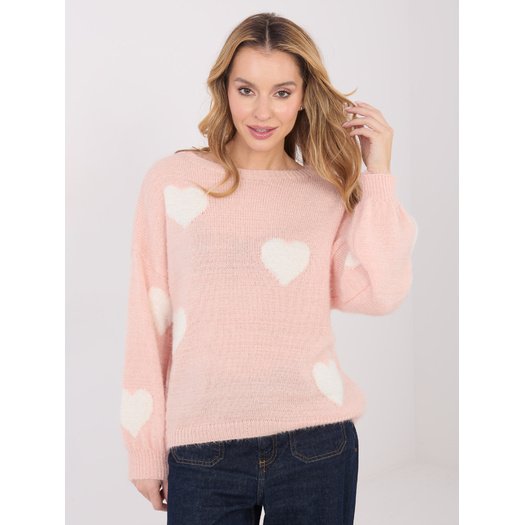 Sweter-MO-SW-1216.71-brzoskwiniowy 1