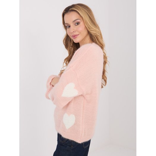 Sweter-MO-SW-1216.71-brzoskwiniowy