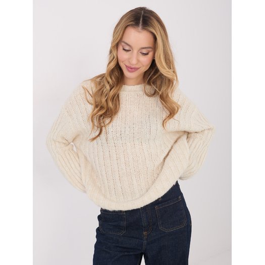 Sweter-MI-SW-1215.97-jasny beżowy 3