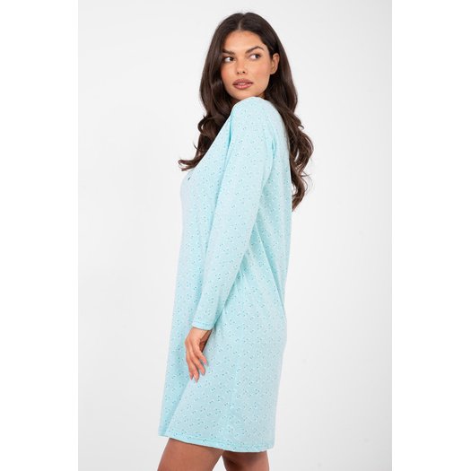 Koszula nocna-DU-KN-FP-105.36-mietowy 2