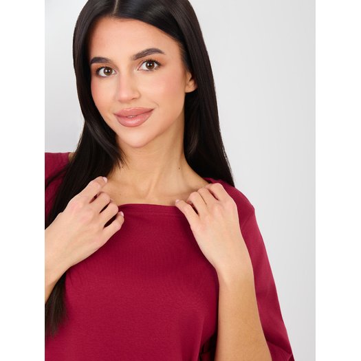 T-shirt-RV-TS-A1090.30-bordowy