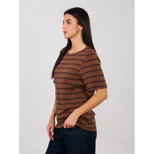 T-shirt-RV-TS-A1087.74-brązowy 1