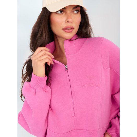 Bluza-NS-BL-NS2579.18-ciemny r&oacute;żowy