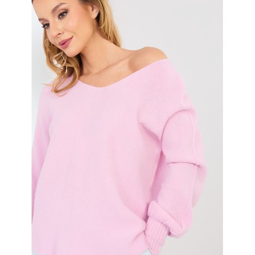 Sweter-MI-SW-2201.16P-jasny r&oacute;żowy