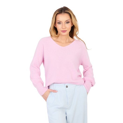 Sweter-MI-SW-2201.16P-jasny r&oacute;żowy 3