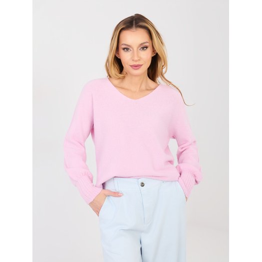 Sweter-MI-SW-2201.16P-jasny r&oacute;żowy 1