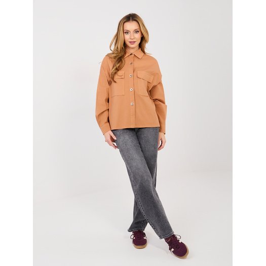 Koszula-IT-KS-FL9968.28-ciemny pomarańczowy 2