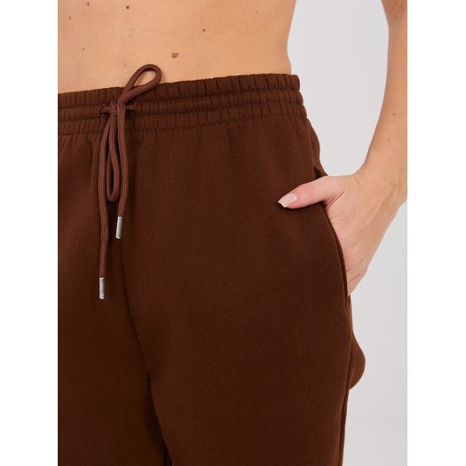 Spodnie dresowe-CLM-DR-1107.98-ciemny brązowy 5