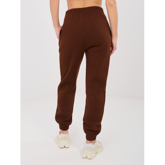 Spodnie dresowe-CLM-DR-1107.98-ciemny brązowy 3