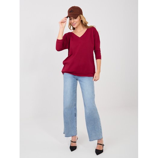 Bluzka-RV-BZ-A1192.71-bordowy 2