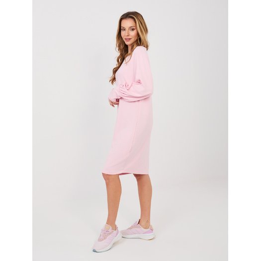Sukienka-RV-SK-A1059.17-jasny r&oacute;żowy