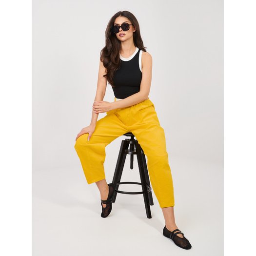Spodnie-IT-SP-FL9665.78-ż&oacute;łty 1