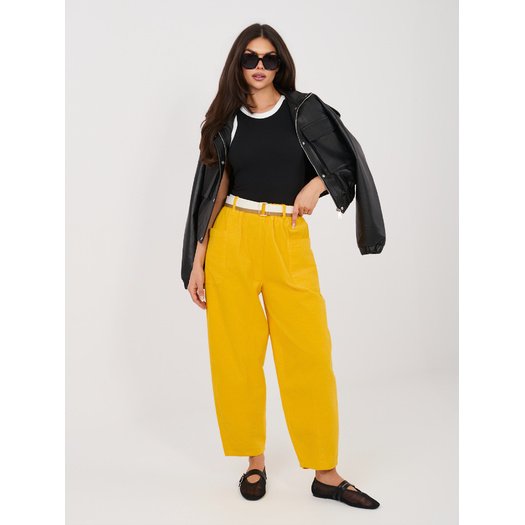 Spodnie-IT-SP-FL9665.78-ż&oacute;łty 5