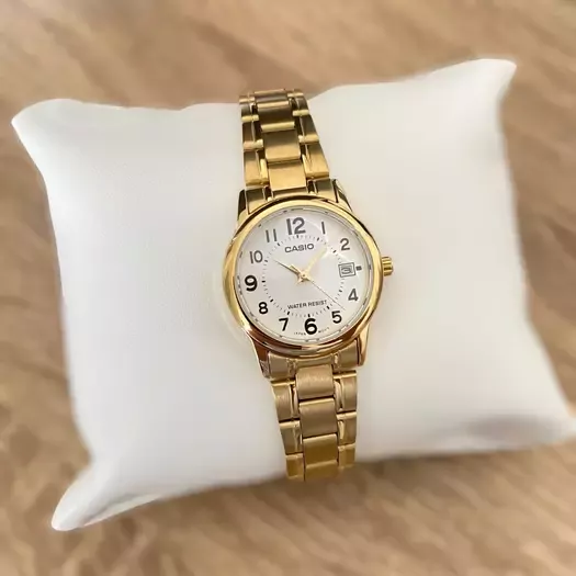 CASIO LTP-V002G-7B WOMEN S WATCH (zd587f) + BOX 5