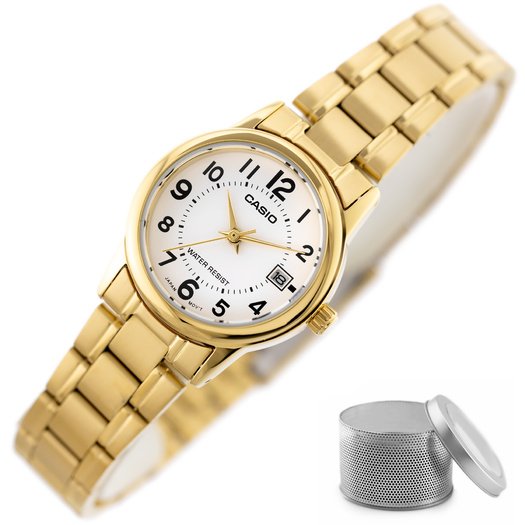 CASIO LTP-V002G-7B WOMEN S WATCH (zd587f) + BOX 8