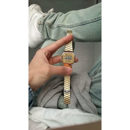 CASIO A168WG-9W UNISEX WATCH (zd088b) - CLASSIC + BOX