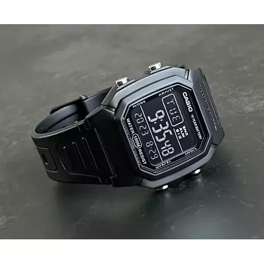 MEN S WATCH CASIO W-800H-1BVES CLASSIC + BOX