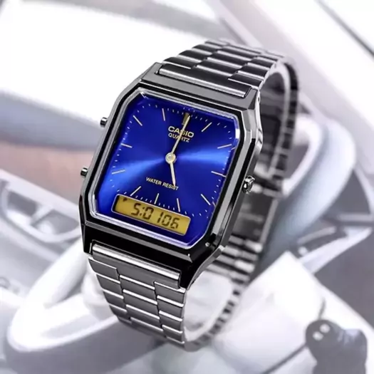 CASIO Vintage AQ-230GG-2A UNISEX WATCH + BOX