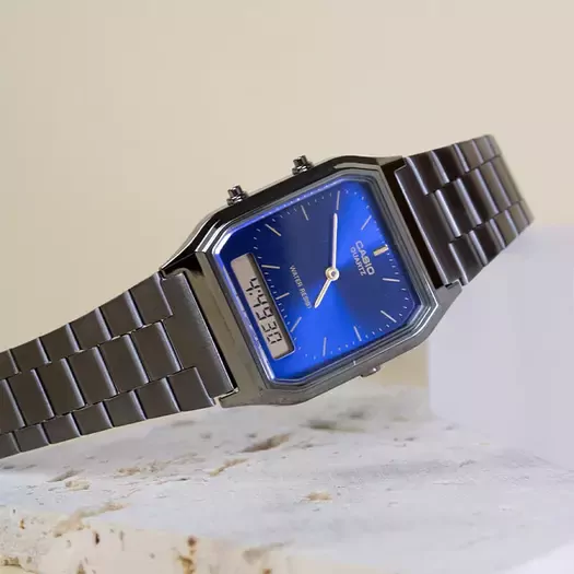CASIO Vintage AQ-230GG-2A UNISEX WATCH + BOX