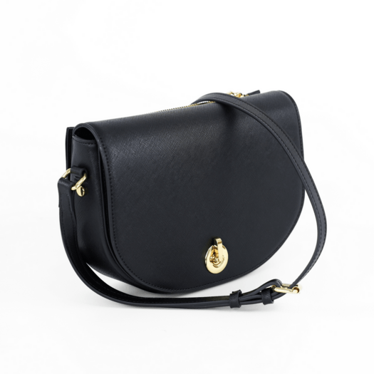 Torba weekendowa podr&oacute;żna sk&oacute;rzana Solier SL39 Astrin czarna