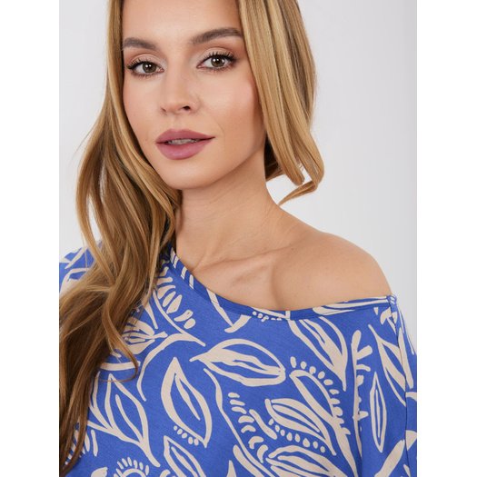 T-shirt-D12110M02646E-ciemny niebieski 4