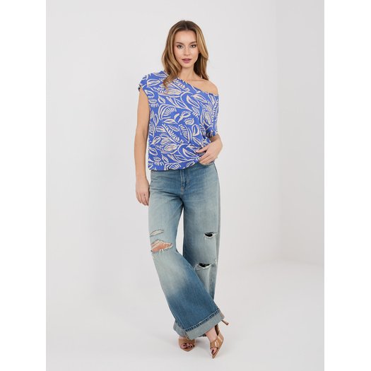 T-shirt-D12110M02646E-ciemny niebieski 2