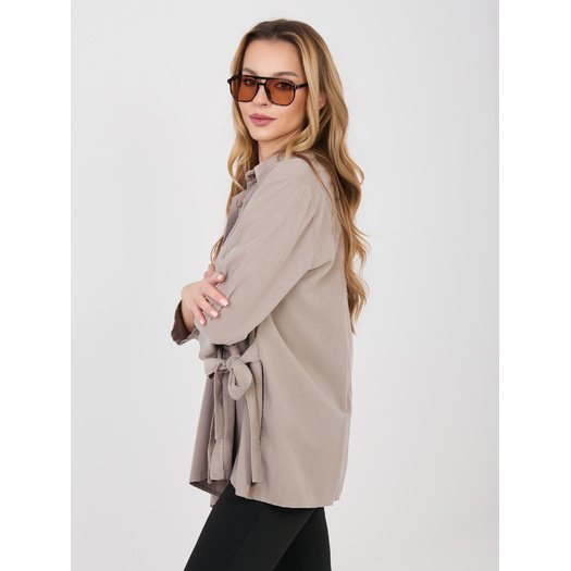 Koszula-IT-KS-FL10188.27-ciemny bezowy 2