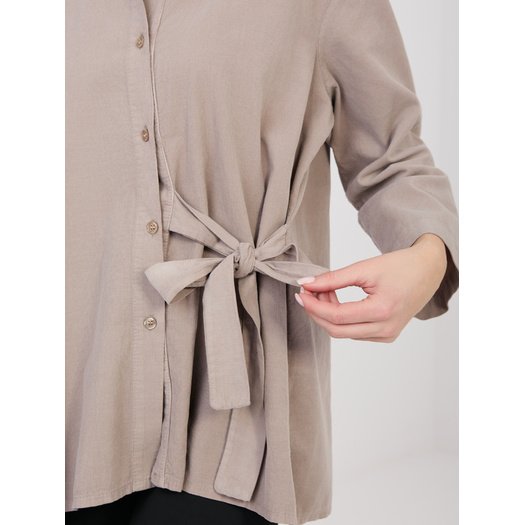 Koszula-IT-KS-FL10188.27-ciemny bezowy 3