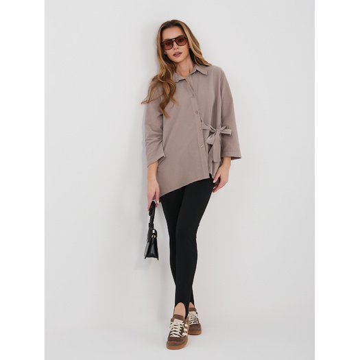 Koszula-IT-KS-FL10188.27-ciemny bezowy 4