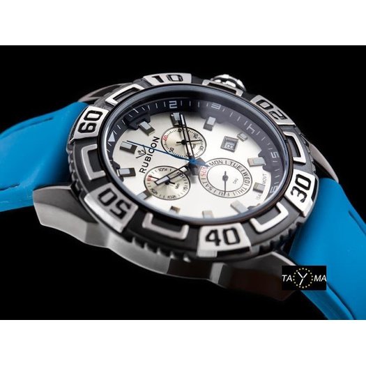 ZEGAREK MĘSKI RUBICON RNFC95 - CHRONOGRAF (zr073a)
