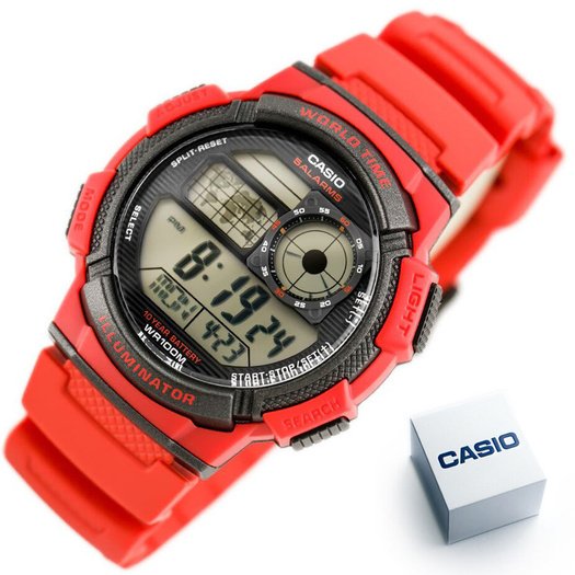VYRIŠKAS LAIKRODIS CASIO AE-1000W 4AV (zd073c) - WORLD TIME