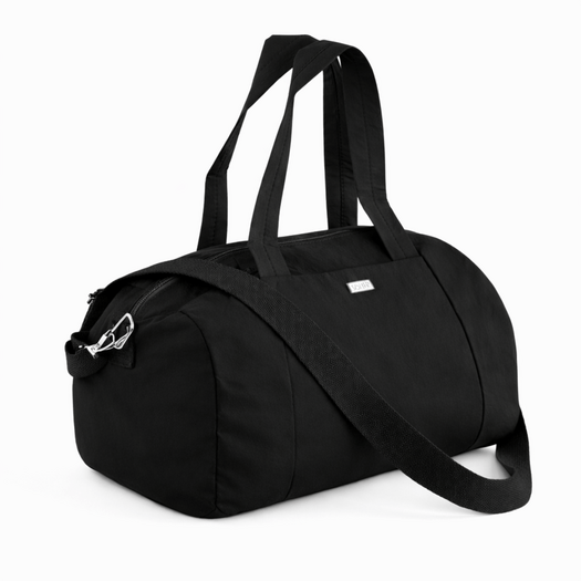 Torba weekendowa podr&oacute;żna sk&oacute;rzana Solier SL39 Astrin czarna 1