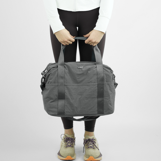 Large Women&rsquo;s Fabric Sports Bag Solier FB55 Viona &ndash; Grey 2